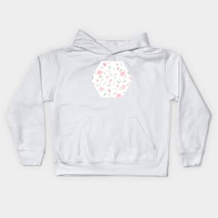 Blush pink Floral Watercolor | Pattern Kids Hoodie